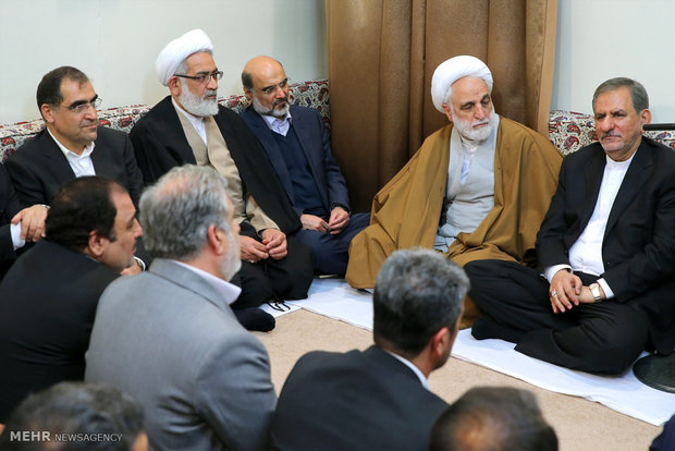 Leader receives country’s officials