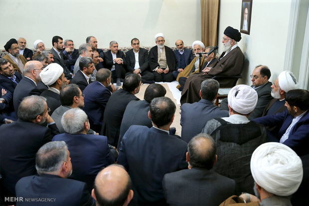 Leader receives country’s officials