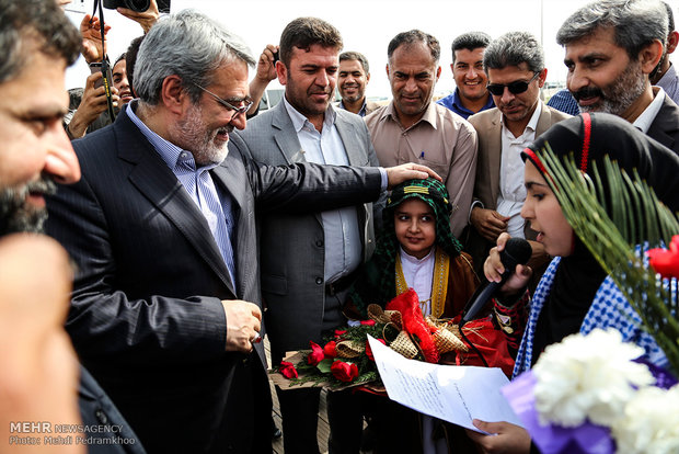 بازدید عبدالرضا رحمانی فضلی وزیر کشور از تالاب شادگان 