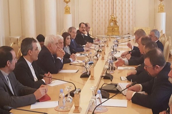 بدء الاجتماع الثلاثي بين وزراء خارجية ايران وروسيا وسوريا في موسكو
