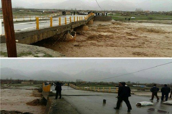 پل «گلستانه» سیلوانای ارومیه در آستانه تخریب کامل قرار گرفت