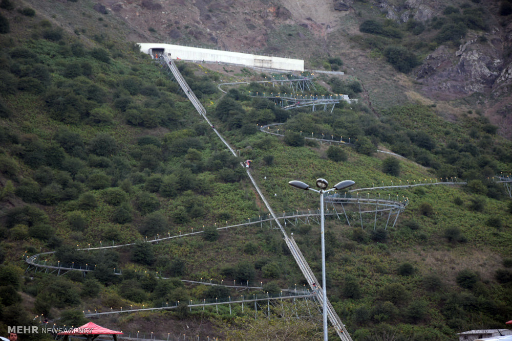 Heyran tourist resort near Iran-Azerbaijan border 