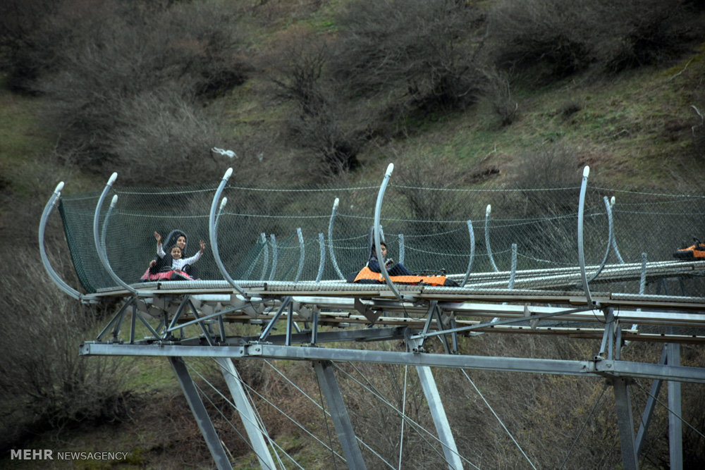 Heyran tourist resort near Iran-Azerbaijan border 