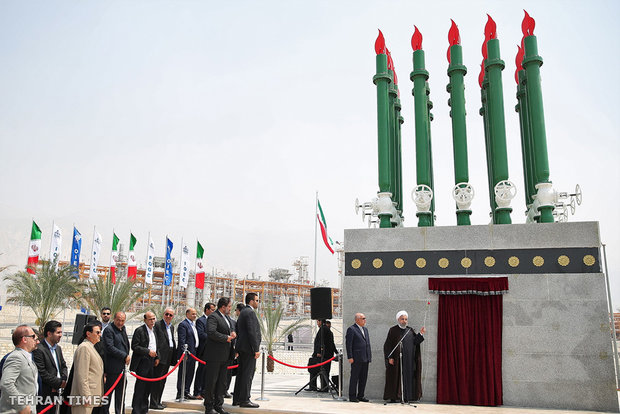 President  inaugurates energy mega projects in Assalouyeh