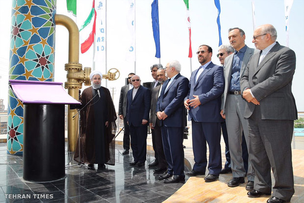 President  inaugurates energy mega projects in Assalouyeh