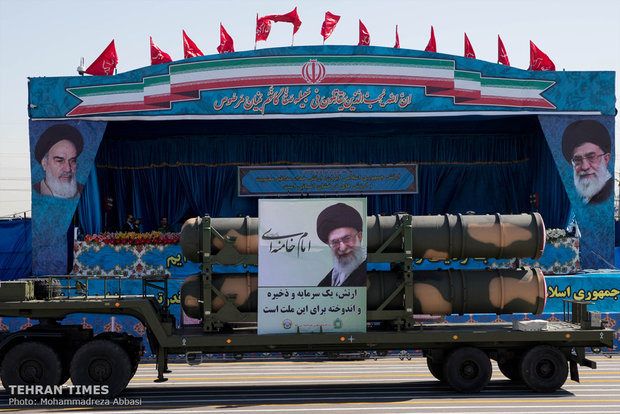 Iran’s military on parade to mark Army Day