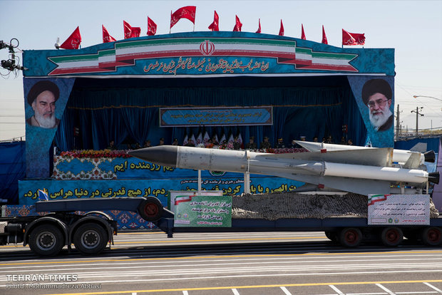 Iran’s military on parade to mark Army Day