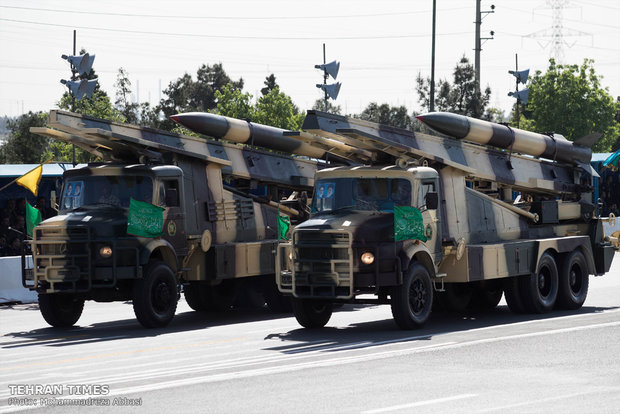 Iran’s military on parade to mark Army Day