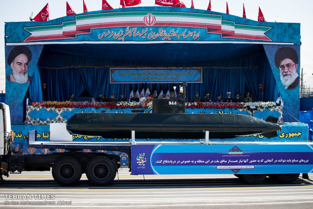 Iran’s military on parade to mark Army Day