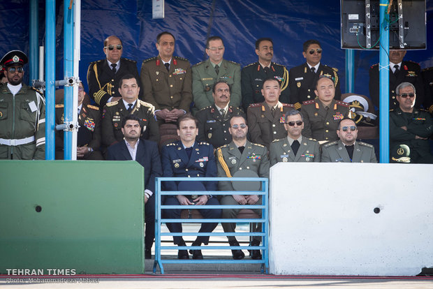 Iran’s military on parade to mark Army Day