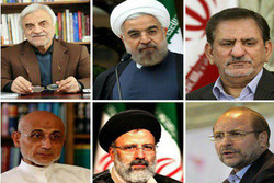 لجنة الانتخابات في ايران تعلن اسماء المرشحين المؤهلين لخوض الإنتخابات الرئاسية