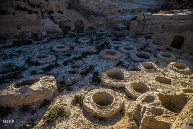 Ancient Laft Port in Persian Gulf Island of Qeshm