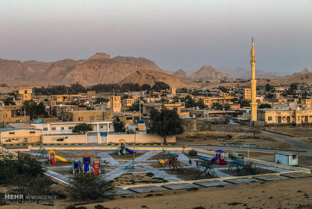 Ancient Laft Port in Persian Gulf Island of Qeshm