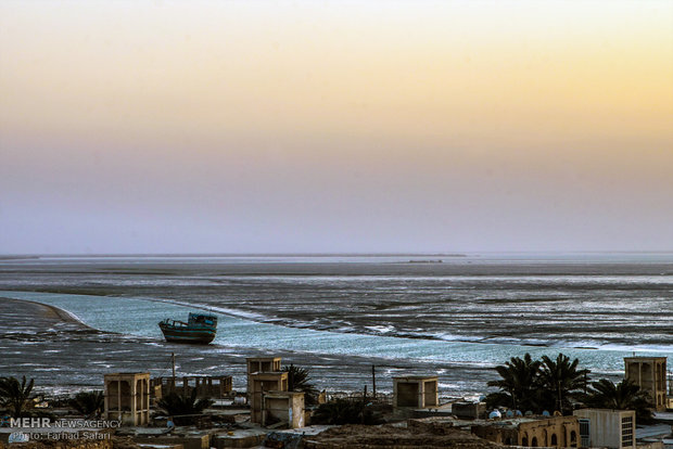 Ancient Laft Port in Persian Gulf Island of Qeshm