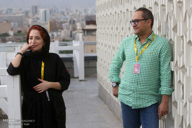 حضور رامبد جوان (بازیگر و کارگردان) و نگار جواهریان (بازیگر) در جشنواره جهانی فیلم فجر