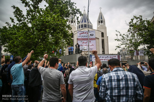 Tahran’daki Ermenilerden 24 Nisan gösterisi