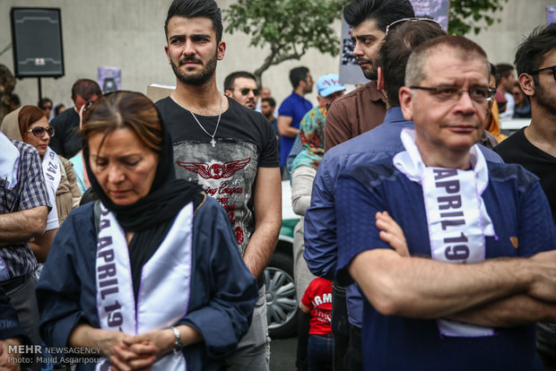 Tahran’daki Ermenilerden 24 Nisan gösterisi