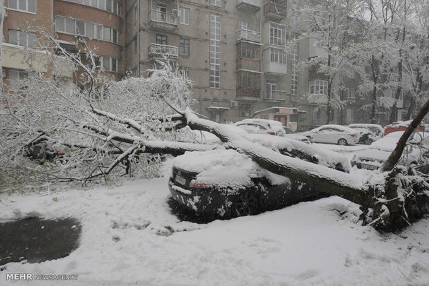 هوای زمستانی در اروپا