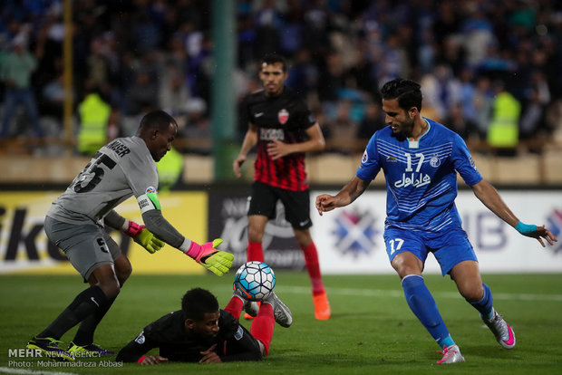 Esteghlal takımının Asya mücadelesinden kareler