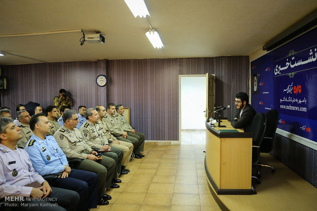 بازدید دانشجویان دافوس آجا از خبرگزاری مهر