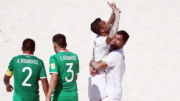 صعود تیم ملی فوتبال ساحلی ایران به رده دوم جهان
