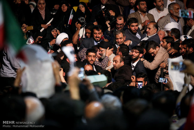 اولین همایش انتخاباتی حجت الاسلام رئیسی