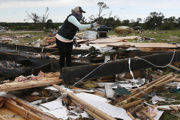 خسارات طوفان در ایالت های آمریکا