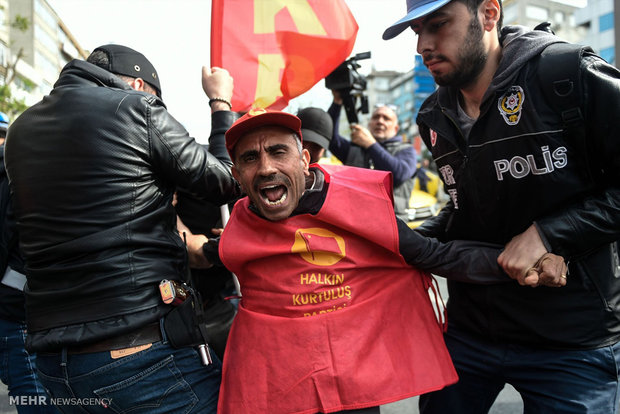 Dünyanın dört bir yanından 1 Mayıs manzaraları