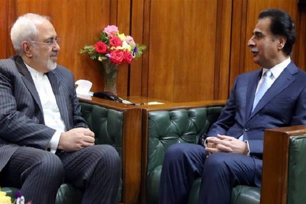 Zarif discuss border security with Pakistan's speaker