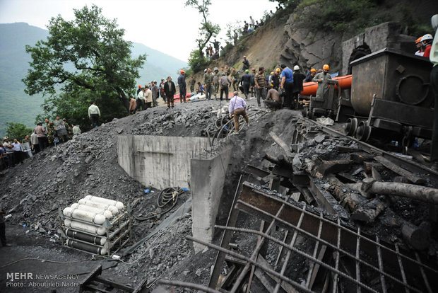 Zemestanyurt mine collapse in Golestan province