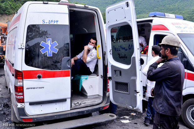 İran'daki maden faciasında kurtarma çalışmaları