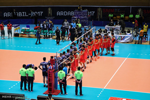 Iran down China in Asian U23 Volleyball Championship