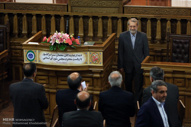 دیدار نمایندگان معلمان با ریاست مجلس شورای اسلامی