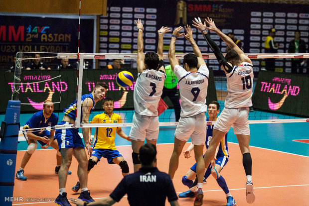 Iran beats Kazakhstan in Asian Volleyball Championship