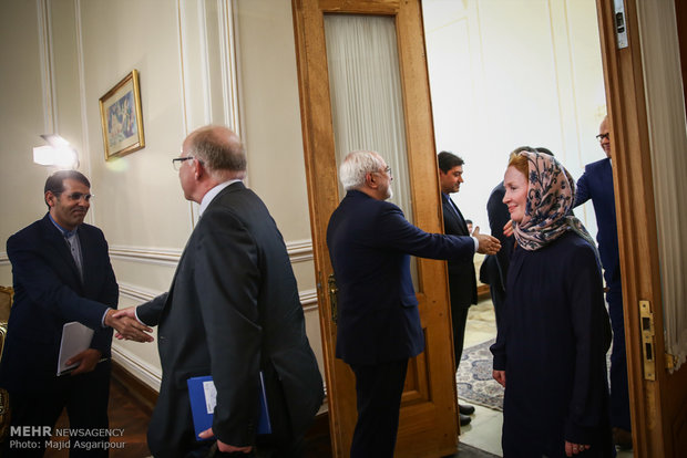 Zarif meets APA SG, Norwegian official