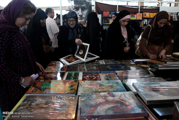 Tehran Intl. Book Fair on 7th day