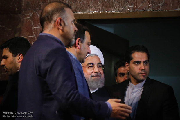 Rouhani attends women’s gathering in Tehran