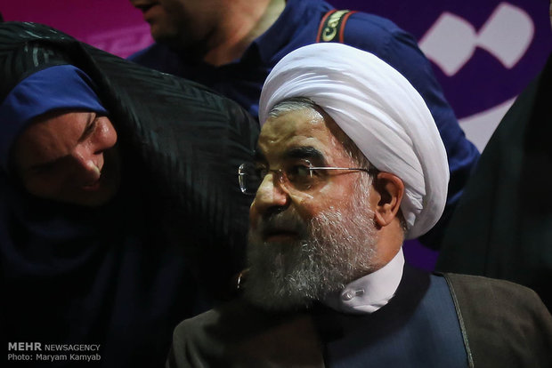 Rouhani attends women’s gathering in Tehran