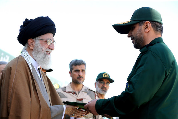 Ayatollah Khamenei attended IRGC cadets' graduation ceremony