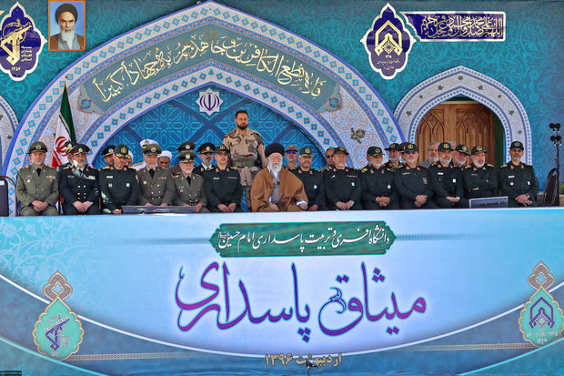 Ayatollah Khamenei attended IRGC cadets' graduation ceremony