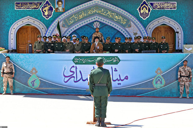 Ayatollah Khamenei attended IRGC cadets' graduation ceremony