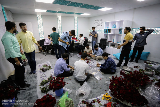 Mid-Sha'ban celebrations on Tehran streets