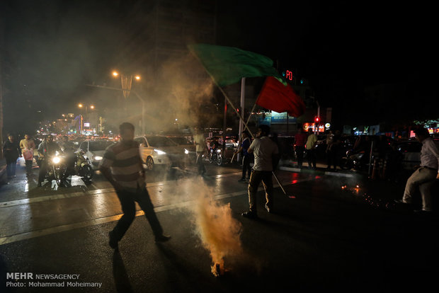 Mid-Sha'ban celebrations on Tehran streets