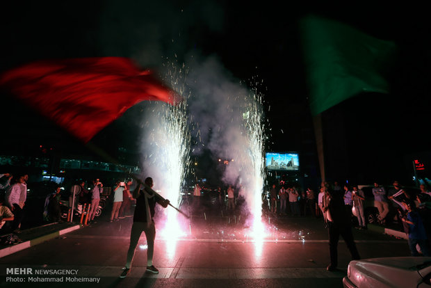 Mid-Sha'ban celebrations on Tehran streets