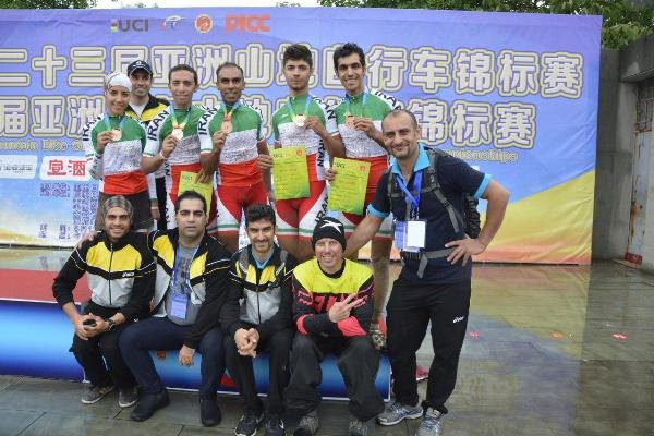 Iranian cyclists win bronze at Asian Mountain Bike Championships