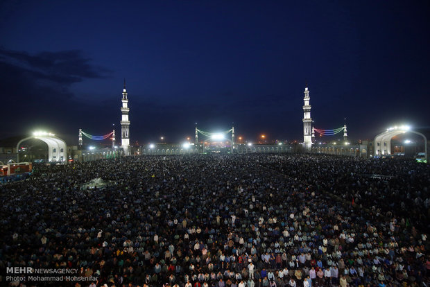 أجواء مسجد "جمكران" في ليلة النصف من شعبان