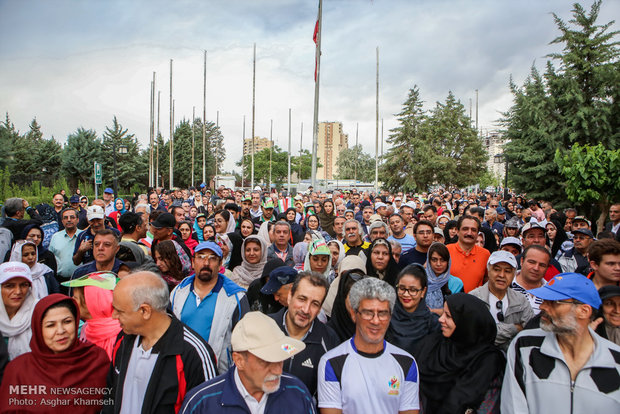 چهارمین همایش بزرگ پیاده روی شهرداری تهران