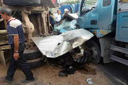 مرگ راننده کامیونت در اثر بی احتیاطی و خواب آلودگی