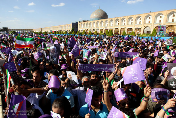 المرشح روحاني في محافظة اصفهان