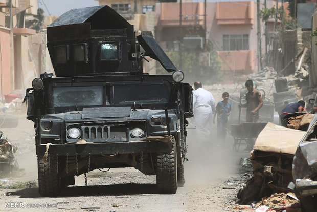 تحرير حي النجار في أيمن الموصل  